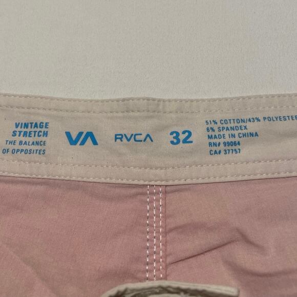 RVCA Men’s swim trunks/board shorts 9” inseam size 32 - Picture 2 of 7